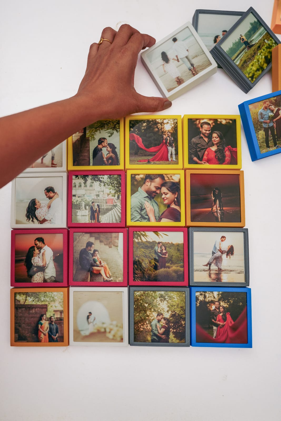 Color Pop Magnet — personalized fridge magnets made from a customer photo, view 5